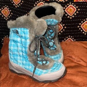 The North Face Kids Blue Winter Boots